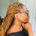 African Brass Hoops – African earrings – view 12