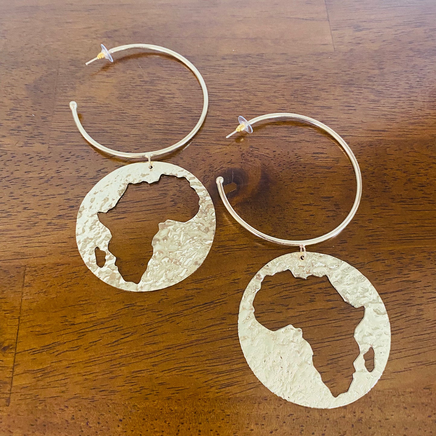 Statement Brass Earrings