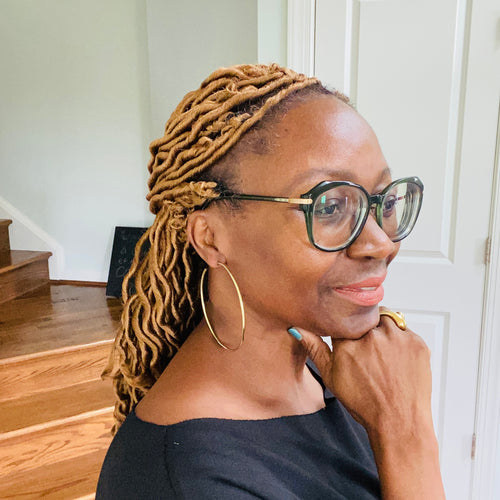 African Brass Hoops – African earrings