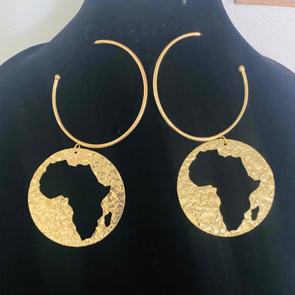 Statement Brass Earrings