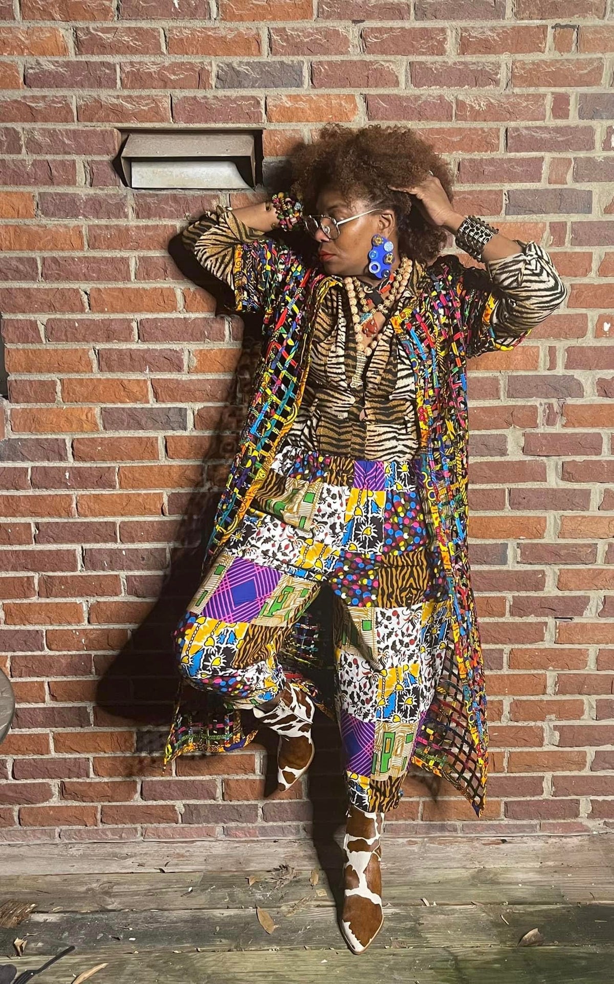 Patchwork Mesh Jacket – view 3