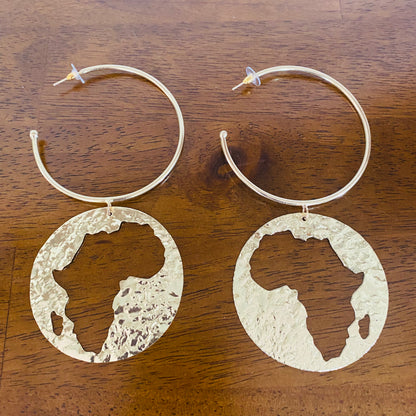 Statement Brass Earrings