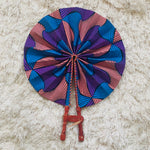 Load image into Gallery viewer, Ankara Fans - Foldable
