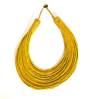 Raffia Necklaces