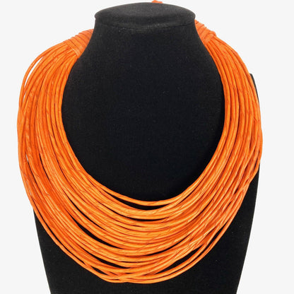 Raffia Necklaces