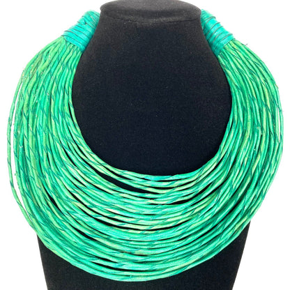 Raffia Necklaces