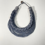 Load image into Gallery viewer, Semi-Braided Raffia Necklace
