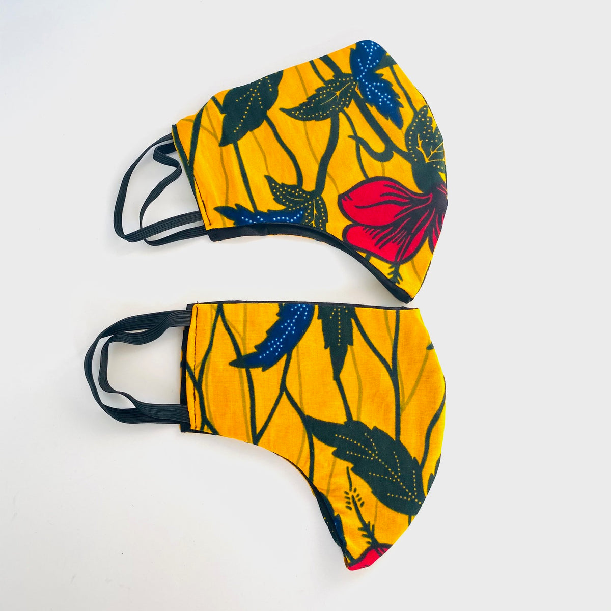 Sunshine African print face mask – view 4