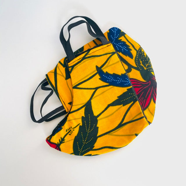 Sunshine African print face mask – view 5