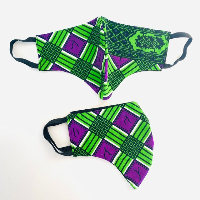 Endurance African print face mask – view 2