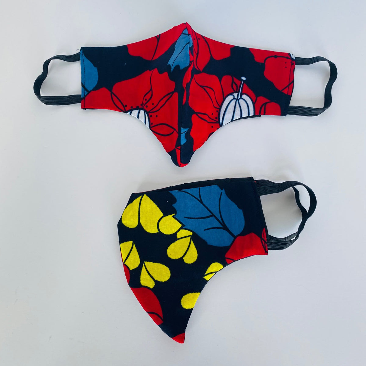 Hibiscus Beauty African print face mask – view 3