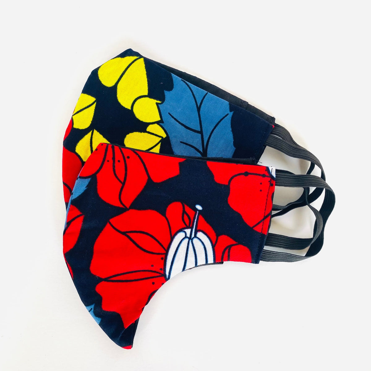 Hibiscus Beauty African print face mask – view 5