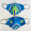 The Caribbean African print face mask