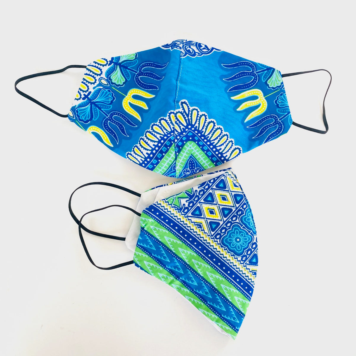 The Caribbean African print face mask – view 5
