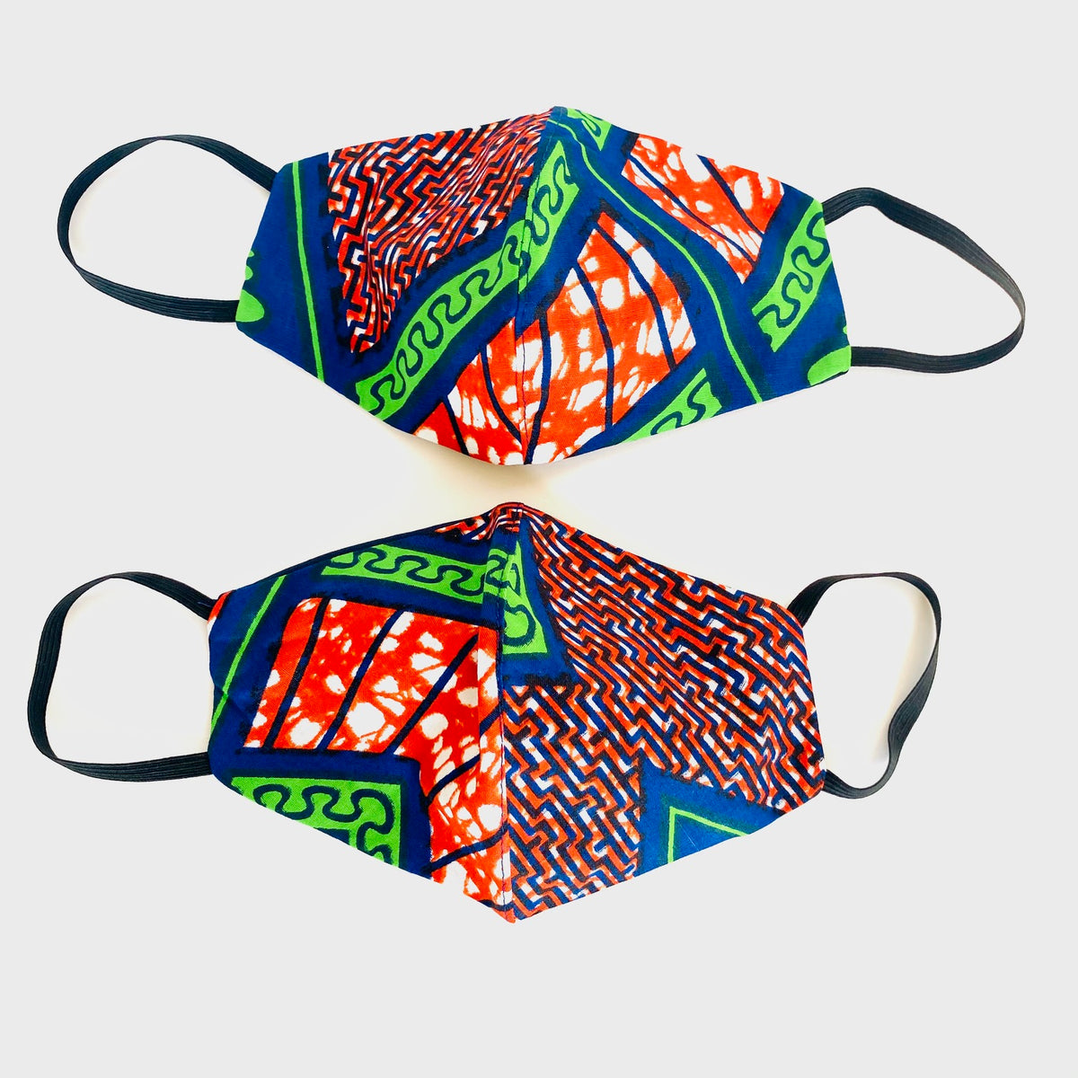 Unisex Kid’s Size African print face mask – view 2