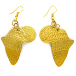Load image into Gallery viewer, Millie’s Signature Map of Africa Earrings

