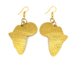 Load image into Gallery viewer, Millie’s Signature Map of Africa Earrings
