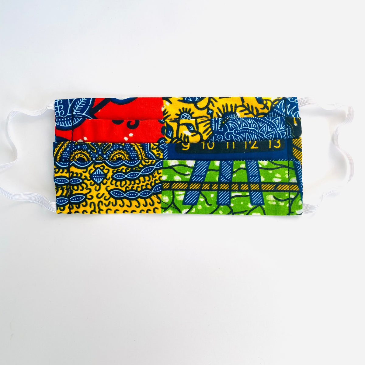 Be Joyful African print face mask – view 3
