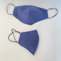 Heather Grey African print face mask