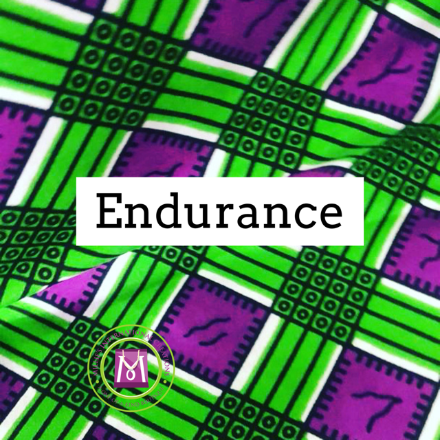 Endurance African print face mask