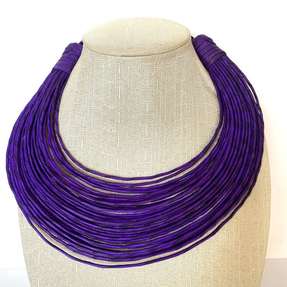 Raffia Necklaces