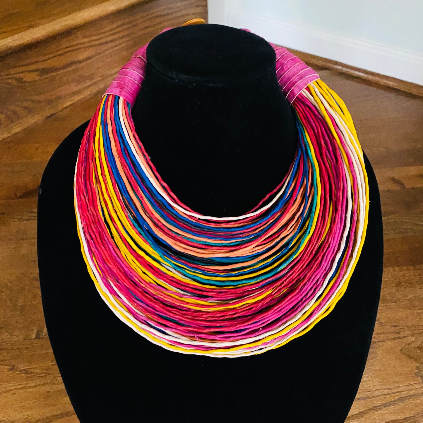 Raffia Necklaces