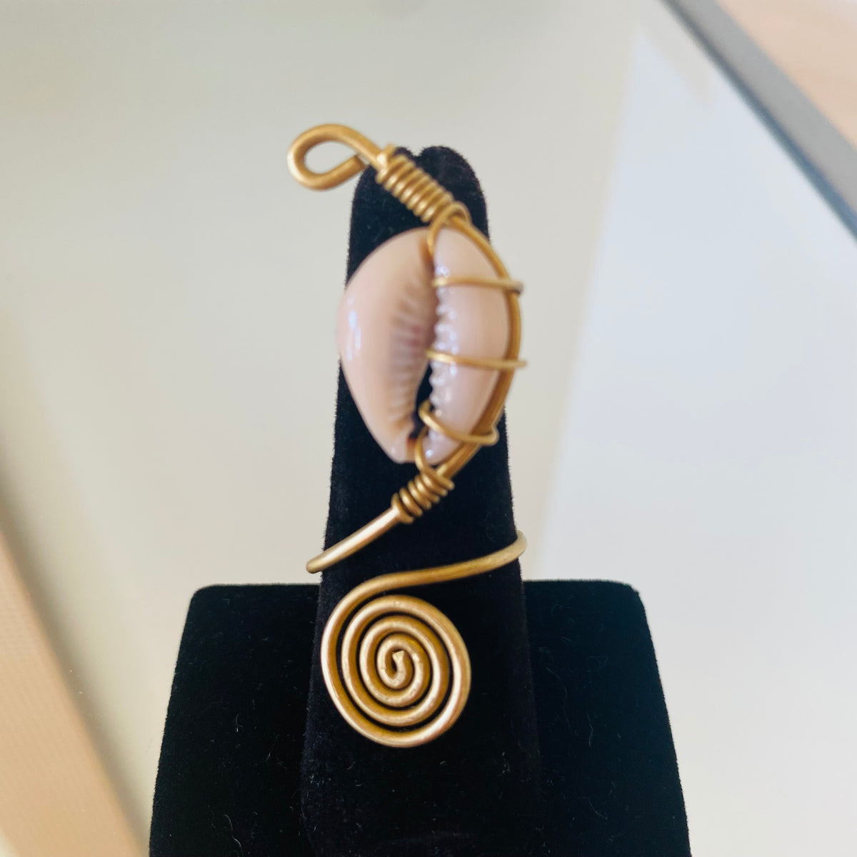 Cowrie Shell Adjustable Rings – view 16