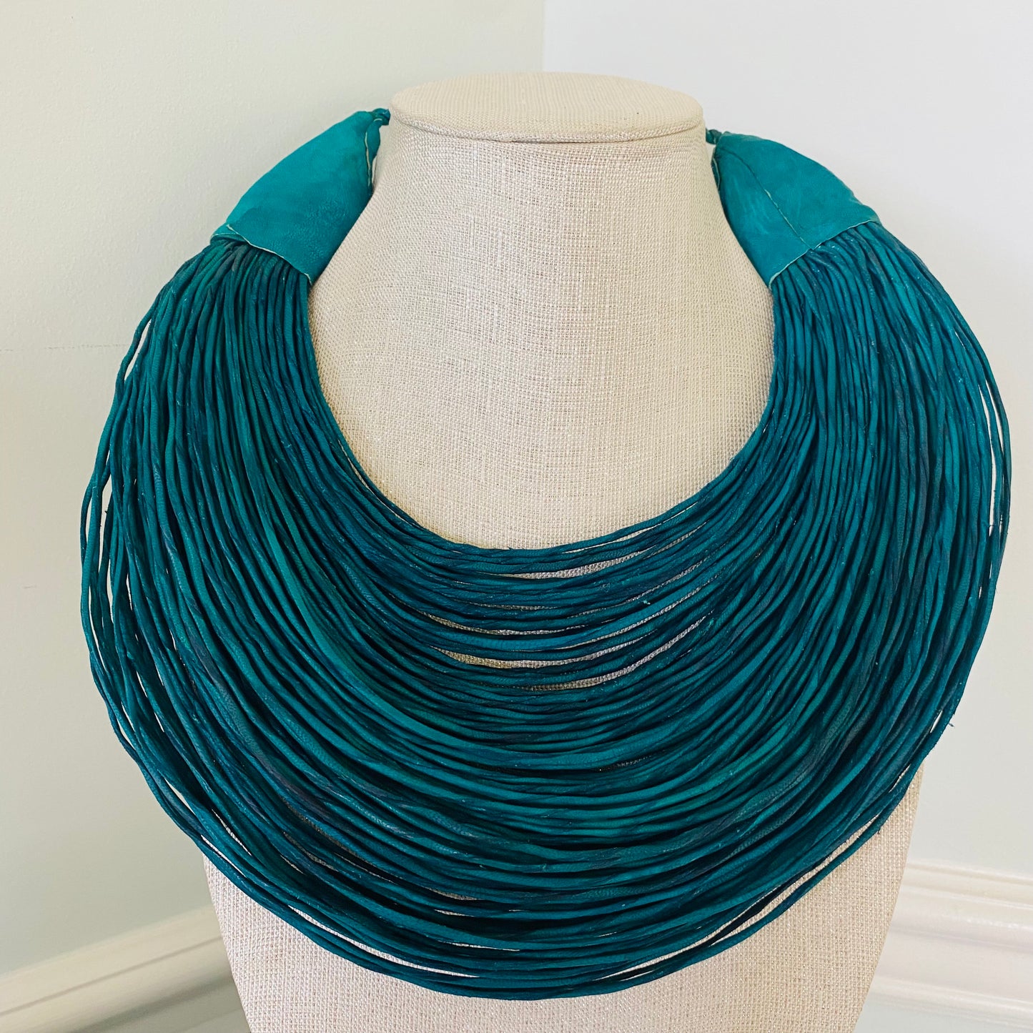 Raffia Necklaces