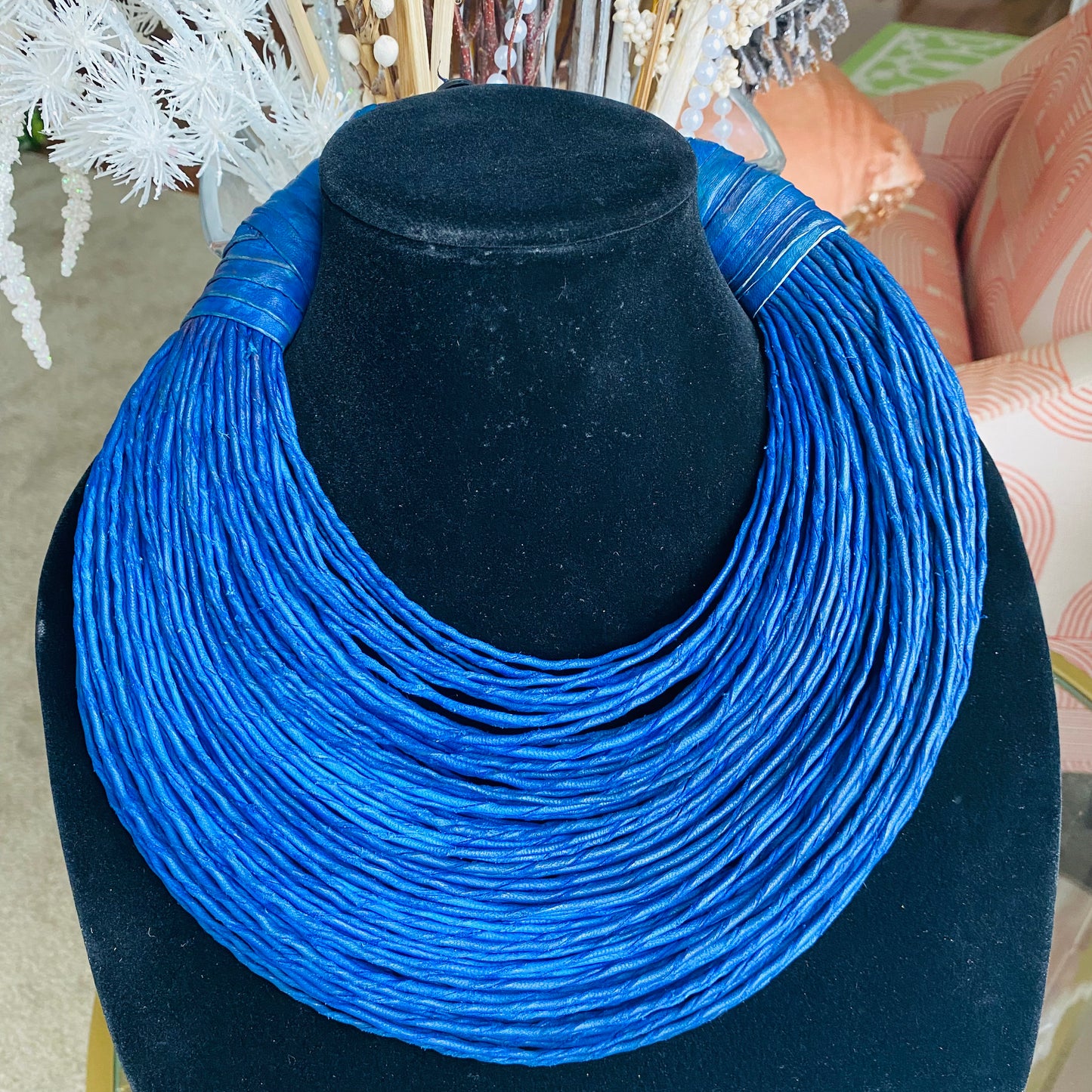 Raffia Necklaces