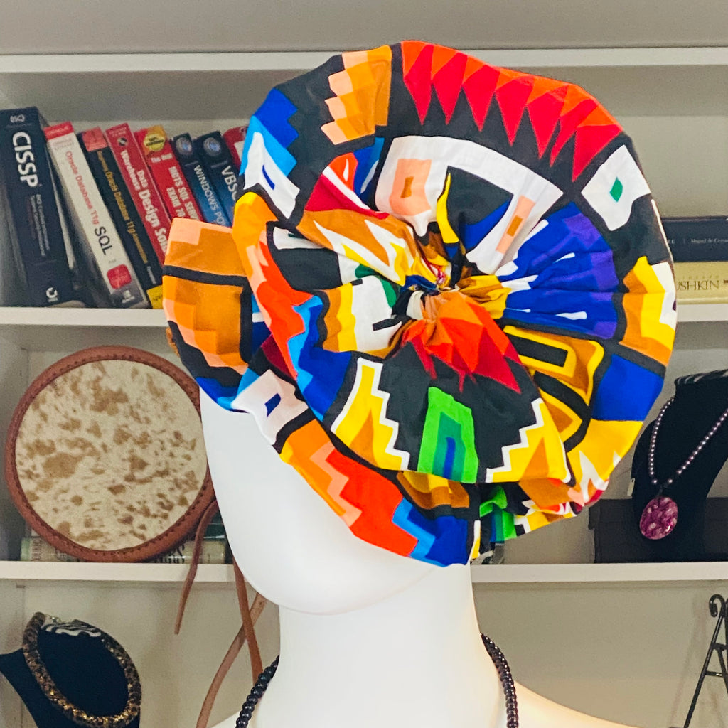 Ankara Turbans - Pre-tied/Slip-on – African headwrap – view 21