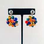 Load image into Gallery viewer, Crocheted Crystal Necklace w/ Earrings
