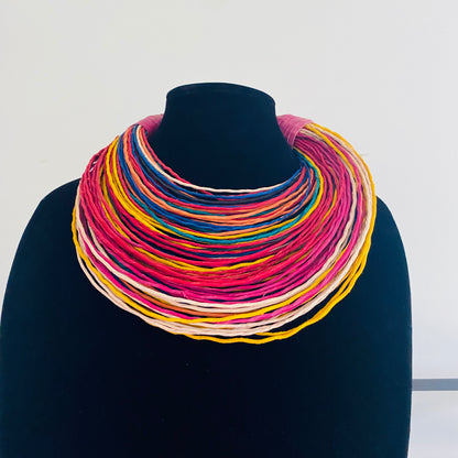 Raffia Necklaces