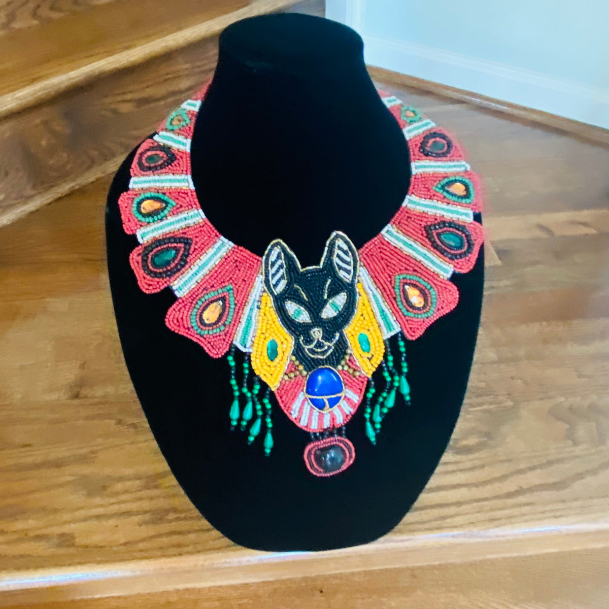 Sasha Collection - necklace, cuff and matching earrings – view 3