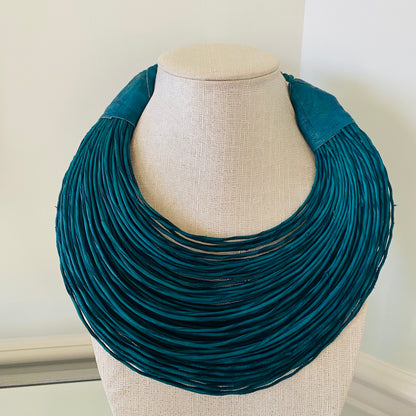 Raffia Necklaces