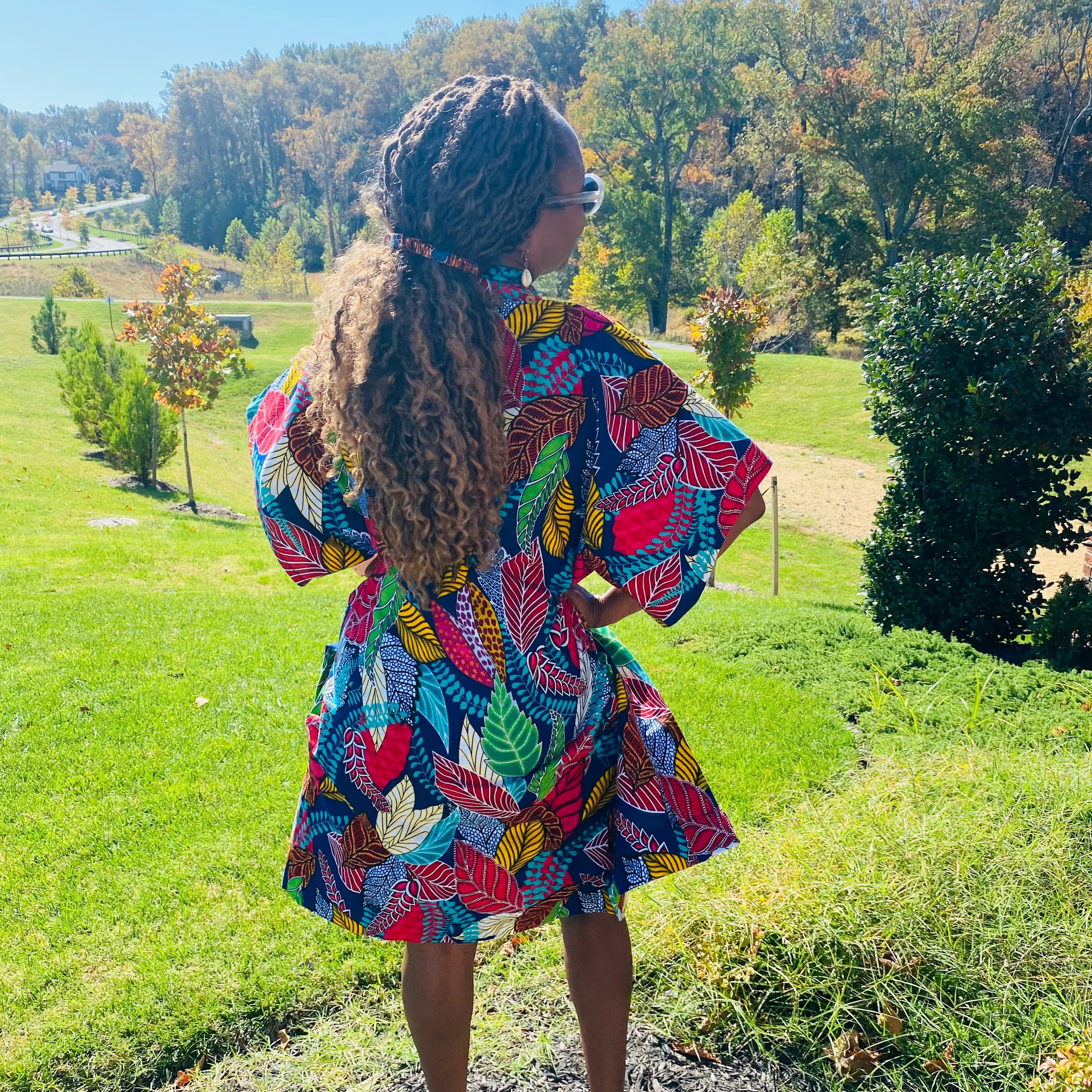 Falling Leaves Kimono – view 3