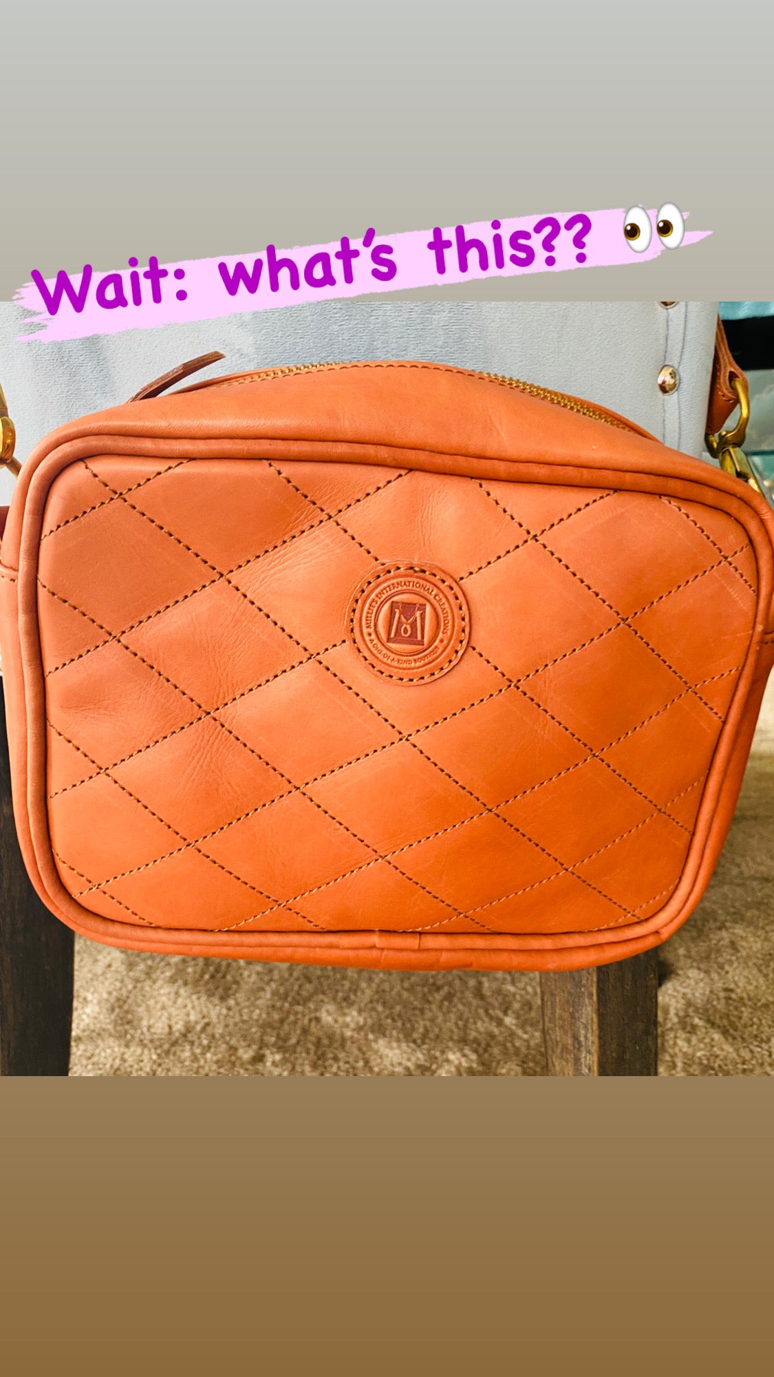 Millie’s Signature Leather Crossbody Bag – view 3