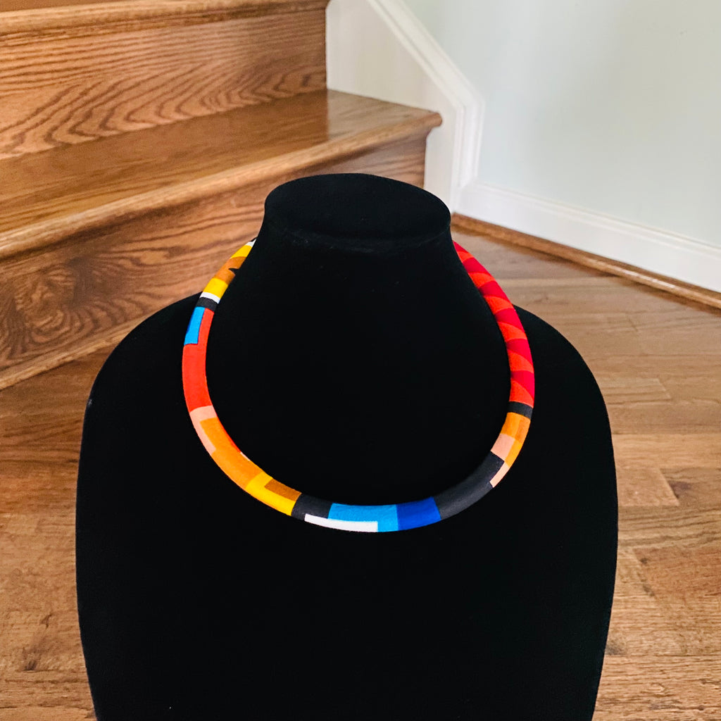 Ankara Chokers – African necklace – view 35