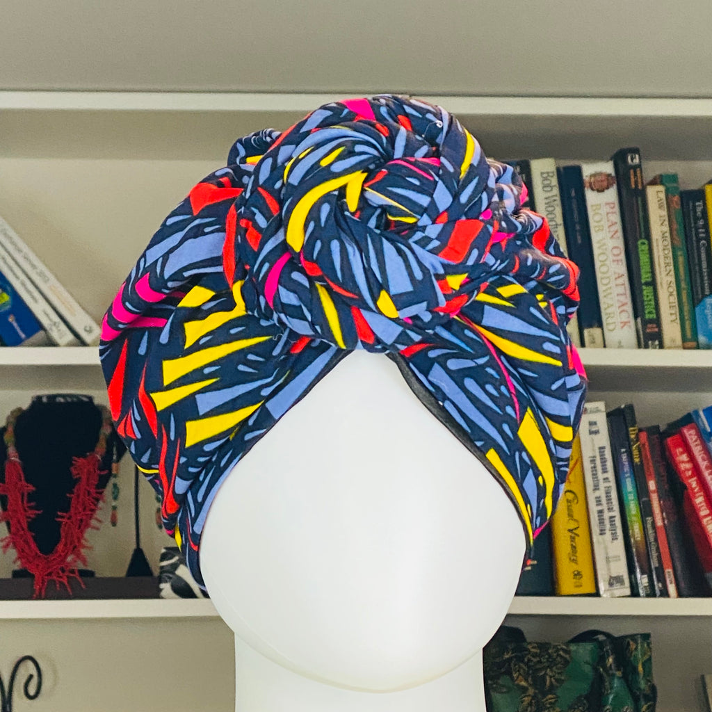 Satin Lined Turbans – African headwrap – view 13