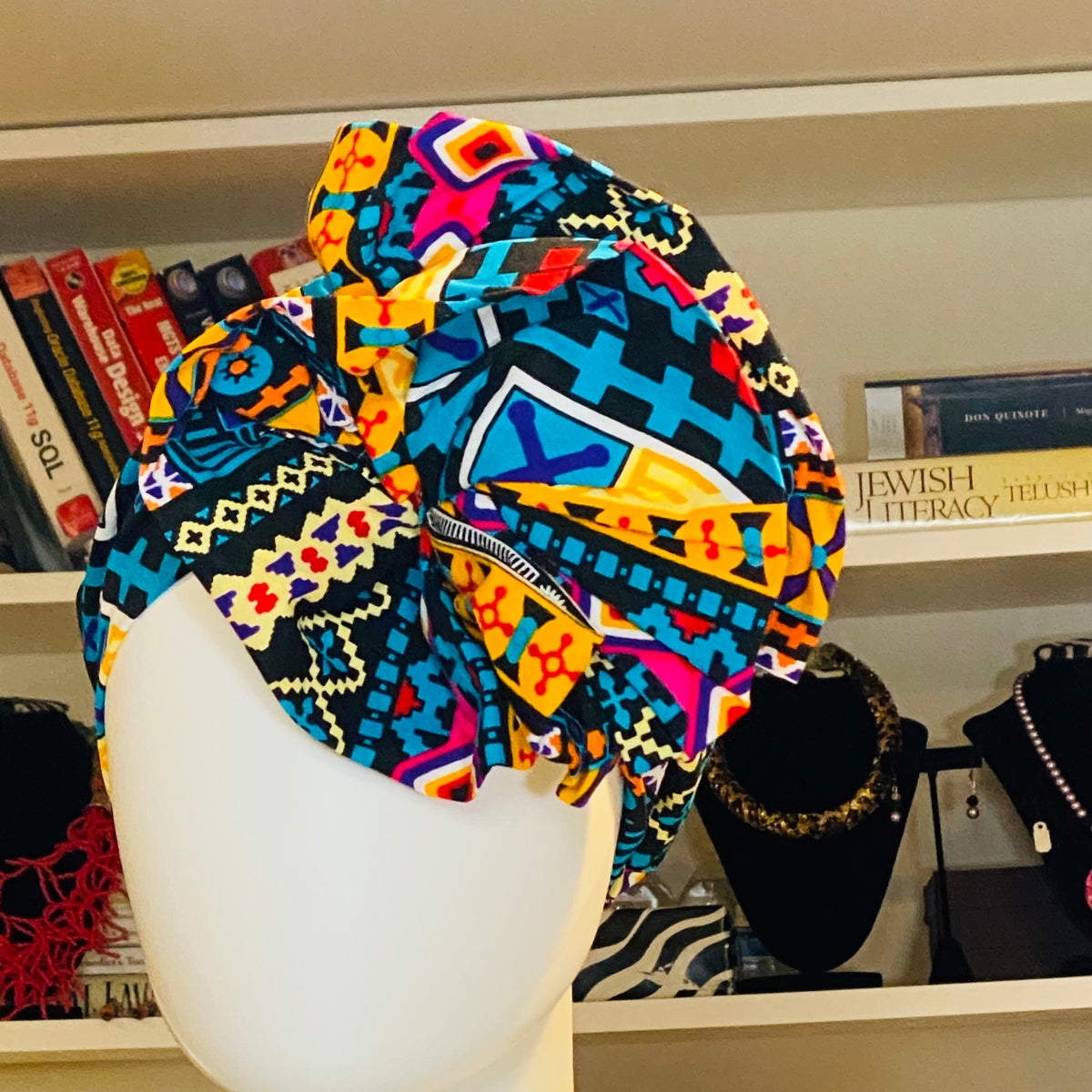 Ankara Turbans - Pre-tied/Slip-on – African headwrap – view 8