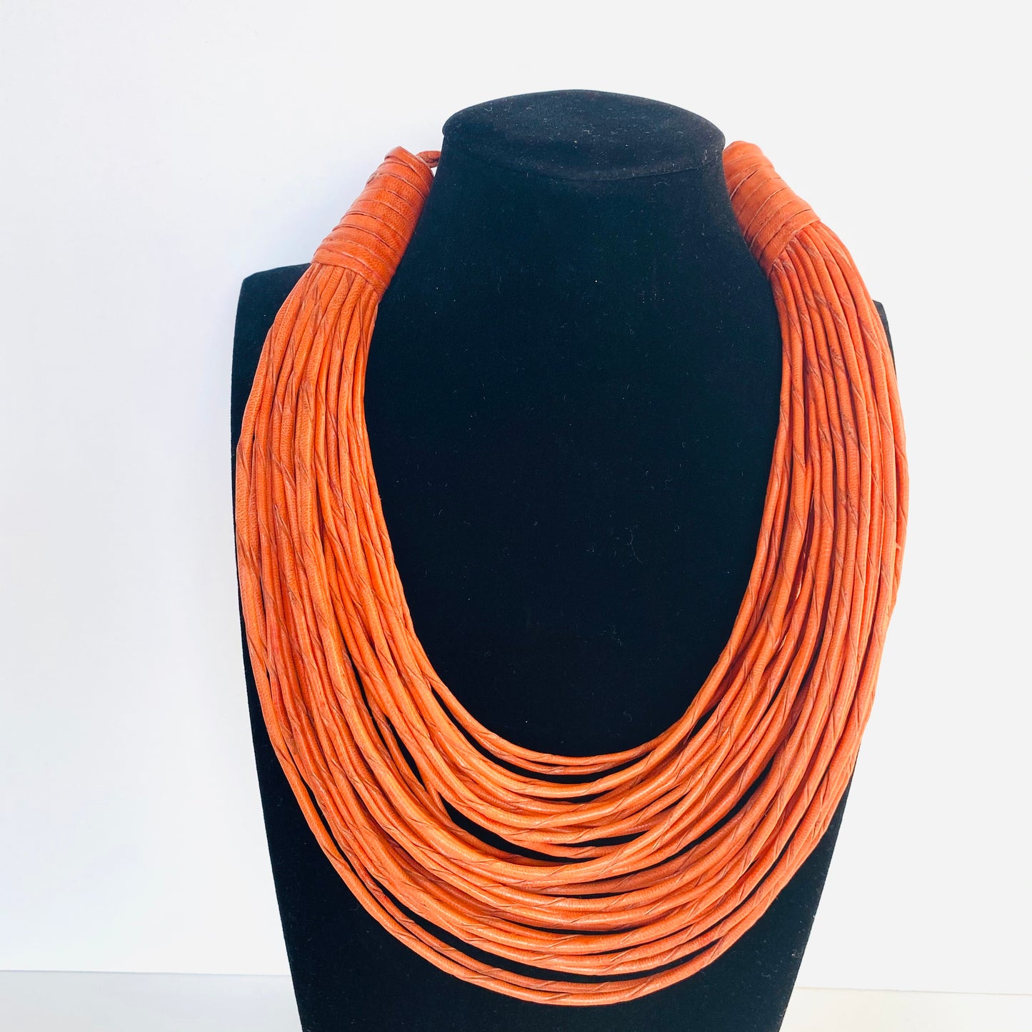 Raffia Necklaces