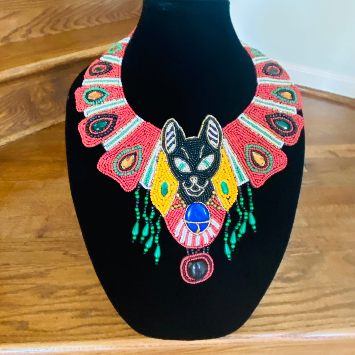 Sasha Collection - necklace, cuff and matching earrings – view 4