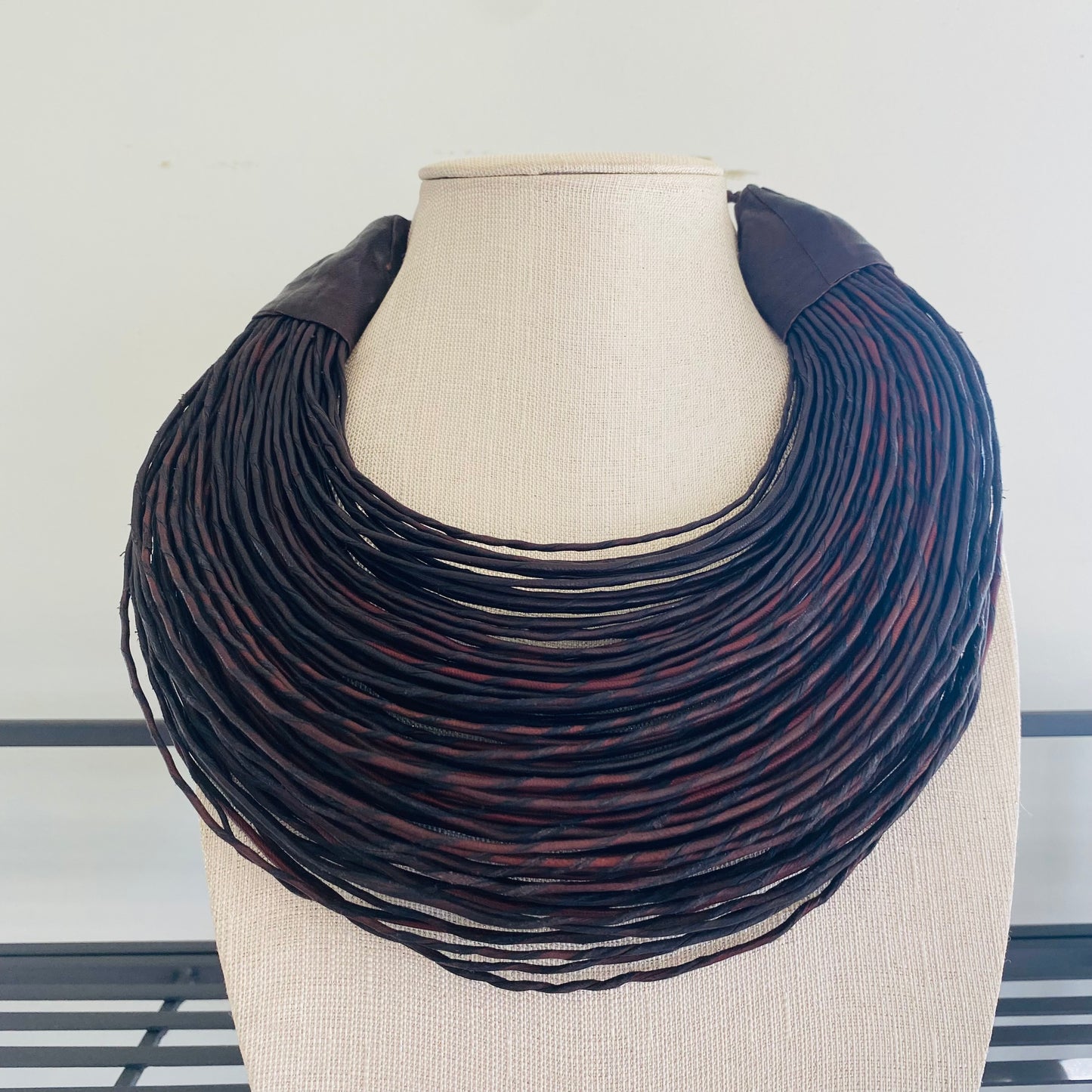 Raffia Necklaces