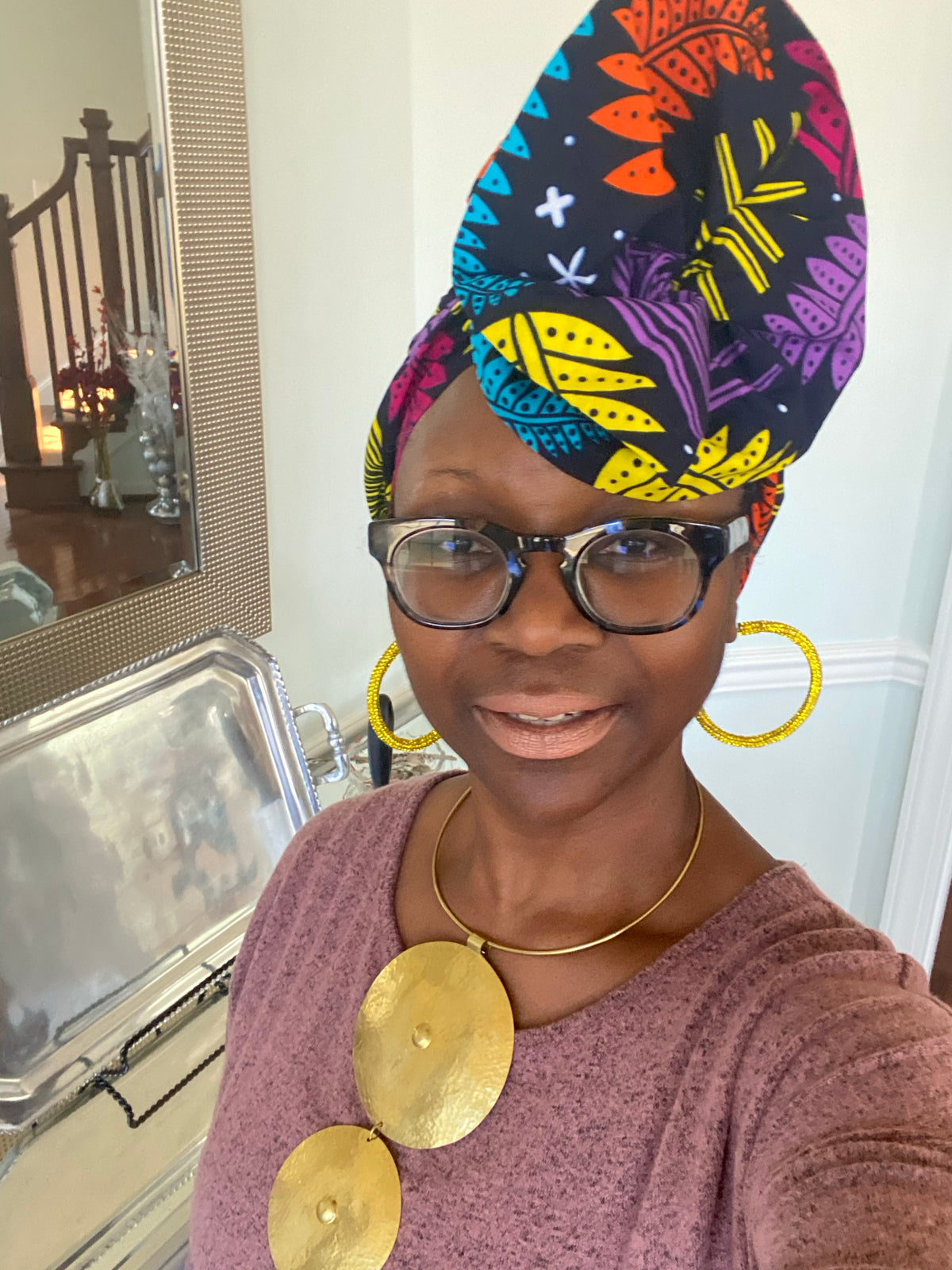 Ankara Turbans - Pre-tied/Slip-on – African headwrap – view 3