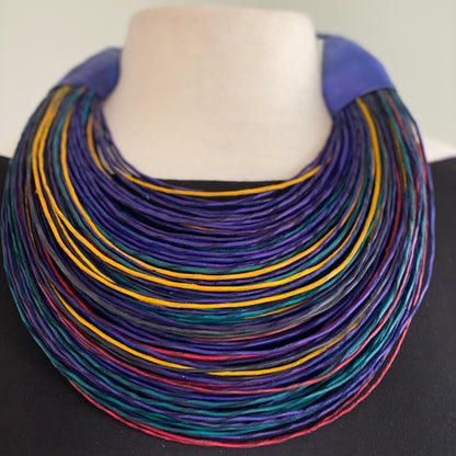 Raffia Necklaces