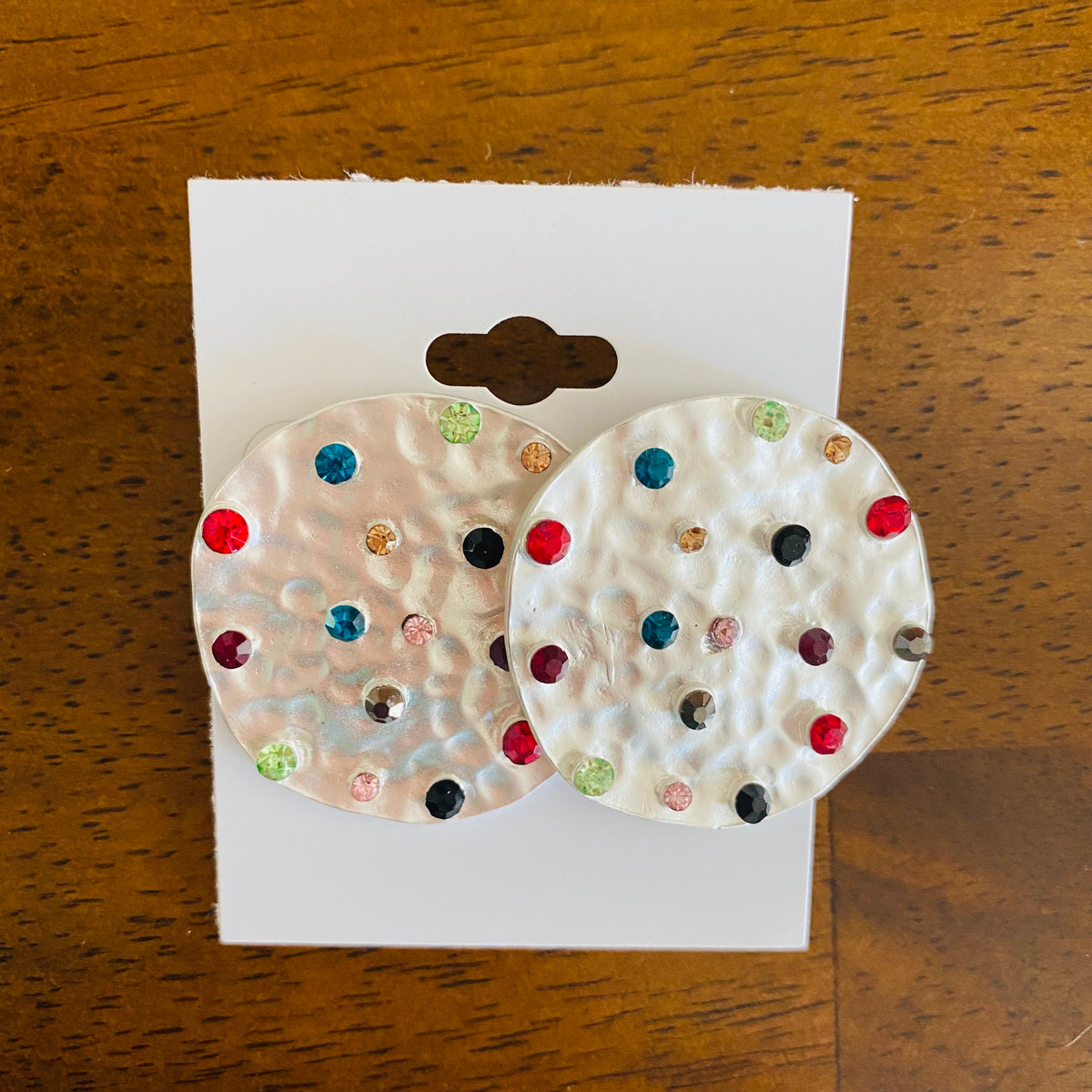 Charlene Oversized Studs – African earrings – view 2