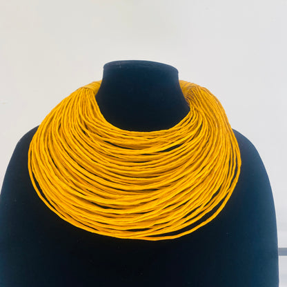 Raffia Necklaces