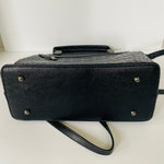 Load image into Gallery viewer, Embossed Leather Bag - Black
