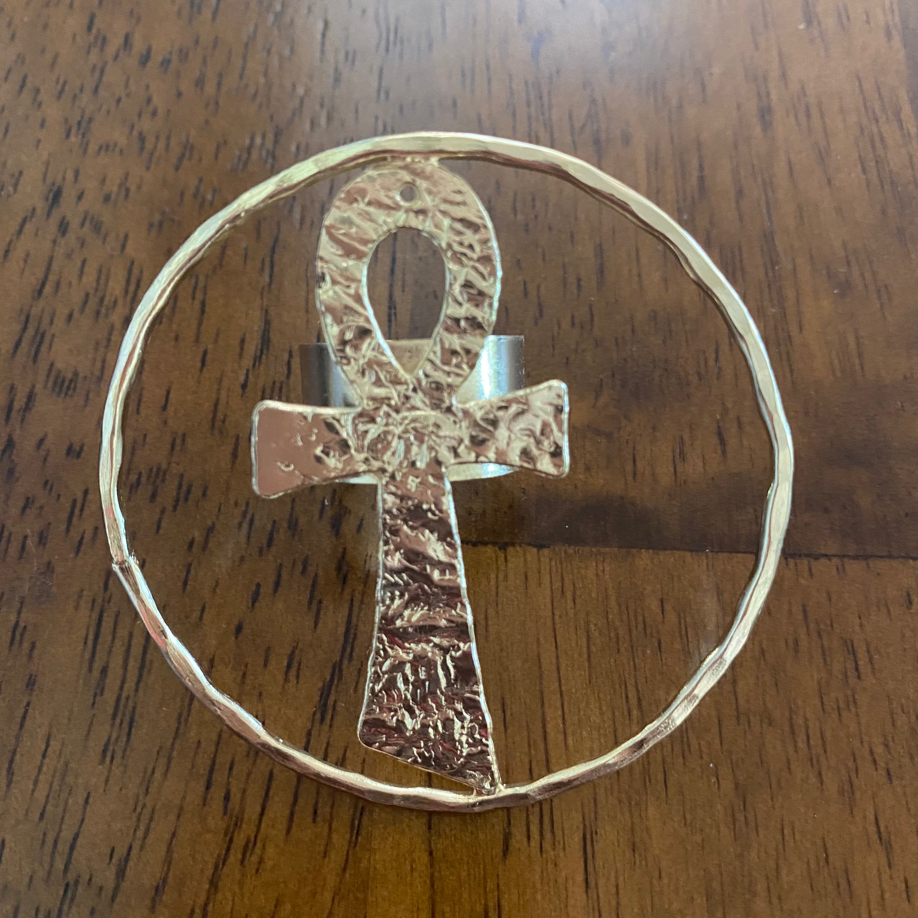 Ankh Adjustable Ring – view 2