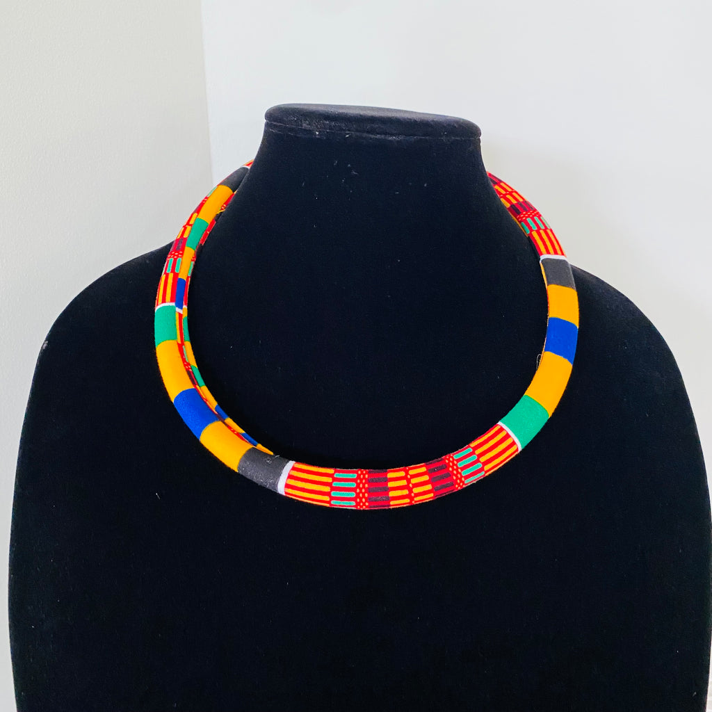 Ankara Chokers – African necklace – view 15