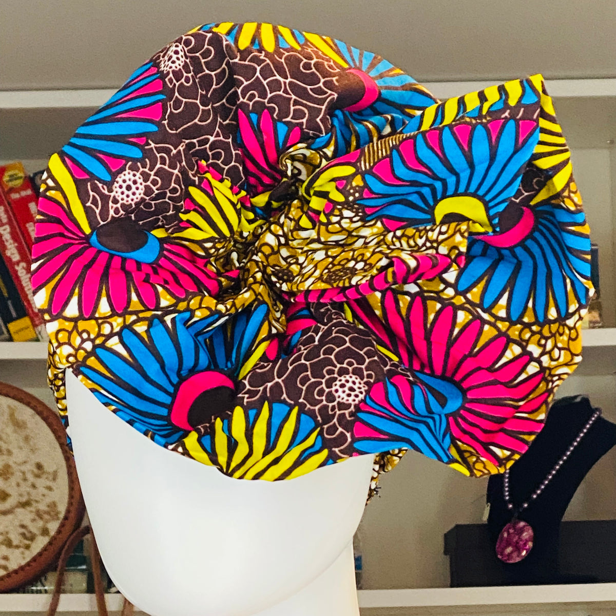 Ankara Turbans - Pre-tied/Slip-on – African headwrap – view 16